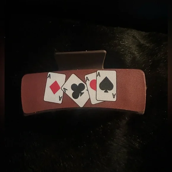 All Aces hair Clip - Picture 2 of 2